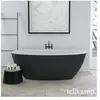 Tellkamp Space Baignoire balnéo ovale en îlot, W100-058-S0-A/WMWMEB,