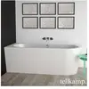 Tellkamp Pio Baignoire balnéo d angle avec habillage, W100-055-S0-R-AU...