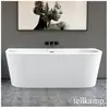 Tellkamp Solitär Wall Baignoire balnéo murale avec habillage, W100-255...