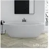 Tellkamp Space Baignoire balnéo ovale en îlot, W100-088-SB-A/WMWM,