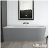 Tellkamp Pio Baignoire balnéo d’angle avec habillage, W100-077-S0-R-AUF/WMWMCM