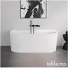 Tellkamp Calmante Baignoire semi-îlot avec habillage, 0100-223-00-A/WM...
