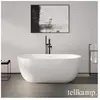 Tellkamp Bellissima Baignoire ovale en îlot, 0100-299-00-A/WG,