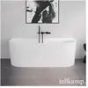 Tellkamp Calmante Baignoire semi-îlot avec habillage, 0100-220-00-A/WG...