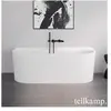 Tellkamp Calmante Baignoire semi-îlot avec habillage, 0100-220-00-A/WM...