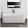 Tellkamp Piacere Baignoire rectangulaire en îlot, 0100-239-00-A/WMWM,