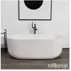 Tellkamp Bella Baignoire ovale en îlot, 0100-260-00-A/WG,