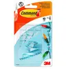 3m Crochets 3M Command déco clip transparents, 20 clips 24 languettes