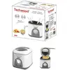 Techwood FRITEUSE + Appareil à FONDUE 2 EN 1 950W Désign Blanche