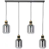 NOWA Suspension Ando abat-jour en verre, 4 lampes