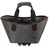 Sacoche de vélo Racktime Agnetha 2.0 gris pour porte bagage Racktime