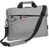 PEDEA Sacoche pour ordinateur portable Fashion Sacoche pour notebook jusqu'à 15,6 pouces (39,6 cm) Sacoche à bandoulière rembourrée, gris/noir