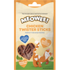 Meowee ! Chicken Twister Sticks pour chat - 31 g