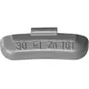 TIPTOP - Masse 161 jante tôle 30g zinc plastifié - lot de 100 pcs - 5666054