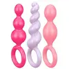 Kit 3 Plugs Anal Satisfyer Booty Call Colored