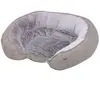 Lit confort ovale classic pour chien Nobby Pet Napo Marron 97x76x21 cm...