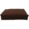 Nobby 61754 Tapis de Confort carré pour Chiens, Marron 70 x 55 x 15 cm