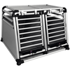 Cage de transport de voiture pour chien double aluminium Nobby Pet Nou...