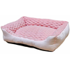 Panier pour chien carré Nobby Pet Classic Diamond Rose 60x50x18 cm 526...