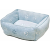 Panier pour chien carré Nobby Pet Classic Paw Gris 70x60x20 cm 52641