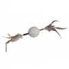 Jouet pour chat bâton de matatabi avec boule hochet Nobby Pet Blanc 9,...