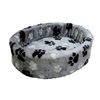 Nobby Panier en Peluche pour Chien Motif Empreintes de Pattes