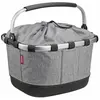 Sacoche de porte bagage klickfix carrybag gt pour racktime twist gris