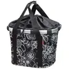 KlickFix Panier Klickfix Bikebasket Fleur Noir