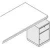 Rocholz, Établi, Unité de rangement 1 tiroir, 1 porte (53.50 cm, 60 cm...