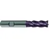 Gühring 9055350160000 Fraise Ratio "RF 100 U" DIN 6527 16 mm 4-dents en carbure monobloc, Argent/rouge