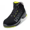 UVEX Chaussures hautes noires/jaunes uvex 1, S2, Pointure EU: 39