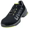 UVEX Chaussures basses noires/jaunes uvex 1, S2, Pointure EU: 39