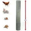 Grillage galvanisé à maille carrée 19 mm 1 x 10 m
