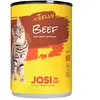 JosiCat 12x 400g de nourriture humide en gelée au boeuf nourriture pour chat humide
