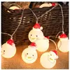 OEM Guirlande Lumineuse 2M LED avec 20 LED Bonhomme de neige pour Noël Soirée Fête Maison Jardin, Blanc Chaud [Batterie alimenté]