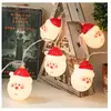 OEM Guirlande Lumineuse 3M LED avec 20 LED Père Noël pour Noël Soirée Fête Maison Jardin, Blanc Chaud [USB alimenté]