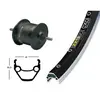 Exal Roue Avant Zx19 Dynamo Shimano Dh3n31