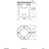 EVN Pentola spot LED encastrable rond anthracite