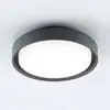 Plafonnier d'extérieur LED EVN Tectum, anthracite, Ø 25 cm