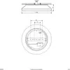 Plafonnier LED EVN Catino, CCT, 30 cm