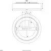 EVN Plafonnier LED Sauro, Ø 40 cm, blanc