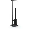 Zack SCALA Porte-brosse WC avec brosse, 40856,