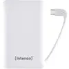 Intenso Powerbank XC10000 Blanc +USB-A à c ¢ble Type-C 10000 mAh