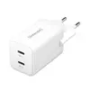 Intenso Power Adapter 2xusb-c Gan/7804012 Universel Blanc Secteur Cha
