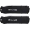 Intenso Speed Line Clé USB 2 x 128 Go 3.2 Gen 1 x 1 Noir