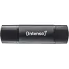 Clé USB Intenso 3544480 32GB USB-A USB-C 70MB/s Aluminium Noir