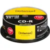 Pack de 25 CD-R 700MB/80min 52x Speed Intenso imprimable