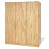 Armoire enfant - PINOLINO - Natura - 3 portes - Bois massif huilé