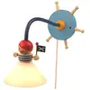 Applique murale pirate - NIERMANN STANDBY - 40W - Plastique/Métal/Bois - Idéale pour chambre d'enfant
