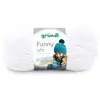 Gründl Laine - Funny Uni - Couleur 01 - 100 g - 120 m - Aiguilles 5-6 mm